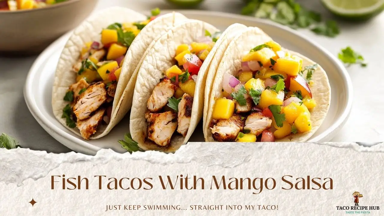 fish tacos with mango salsa