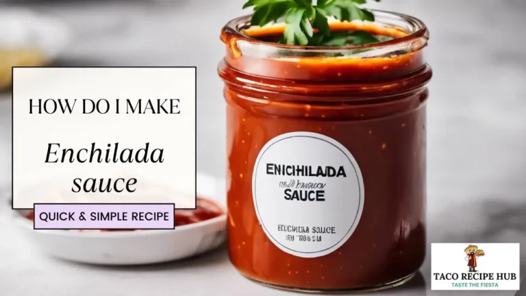 How do i make homemade enchilada sauce