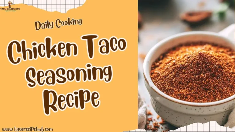 chicken taco seasoning recipe