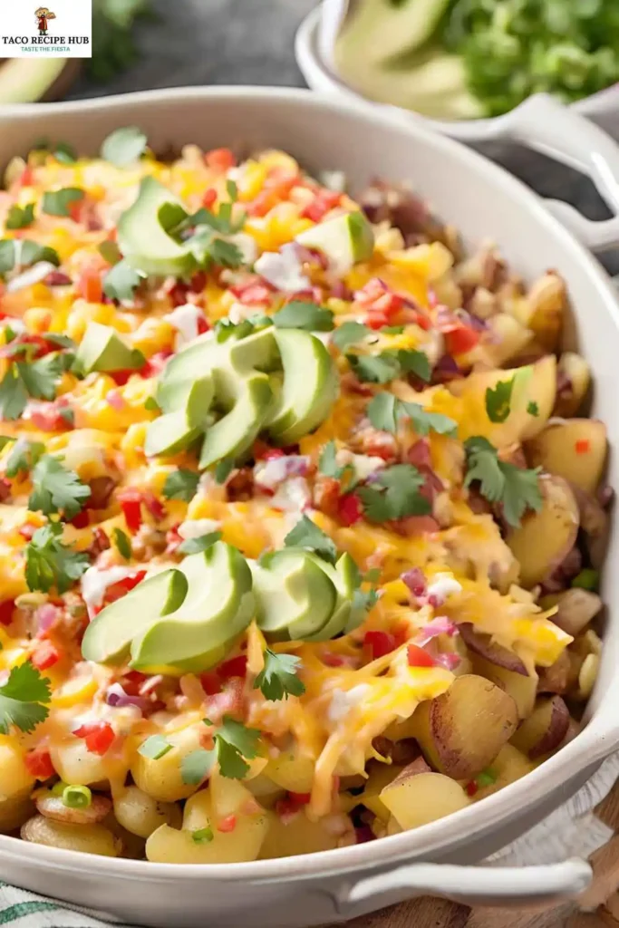 cheesy fiesta potatoes