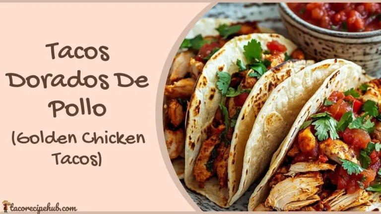 Learn how to make tacos dorados de pollo