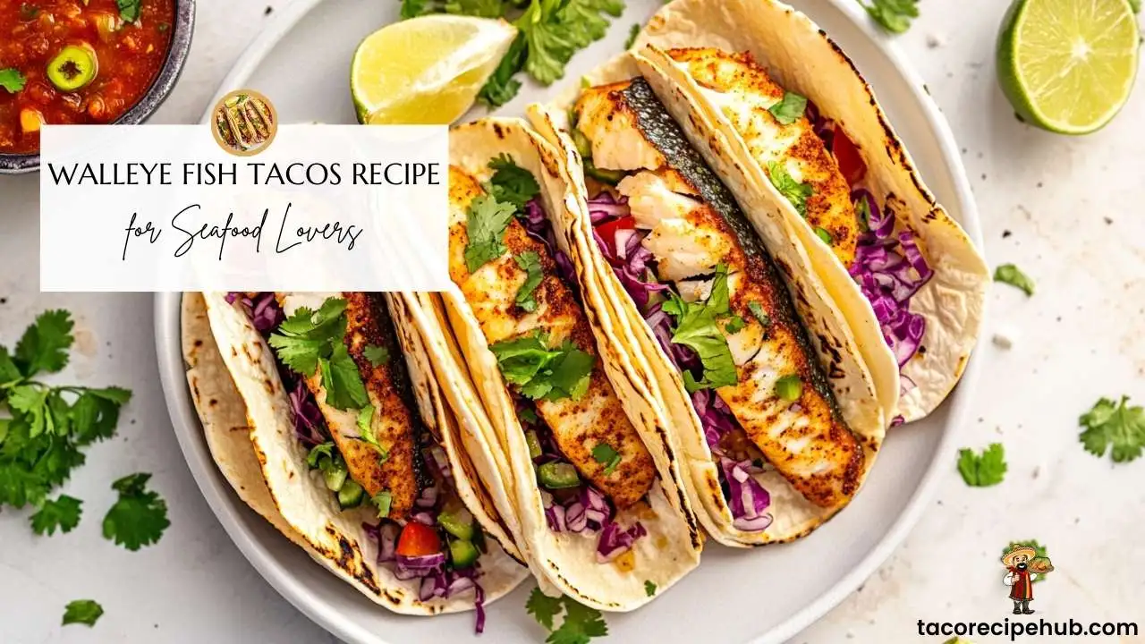 Walleye Fish Tacos With Sauce