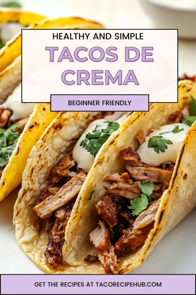 tacos de crema recipe